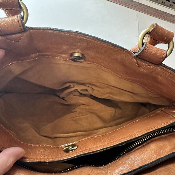 Patricia Nash Womens Leather Purse Embroidered Brown Boho Crossbody Handcrafted - Picture 5 of 13